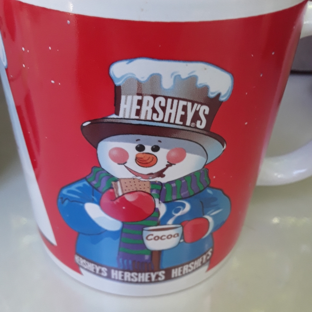 Herseys Snowma Smores Red Viffee Mug